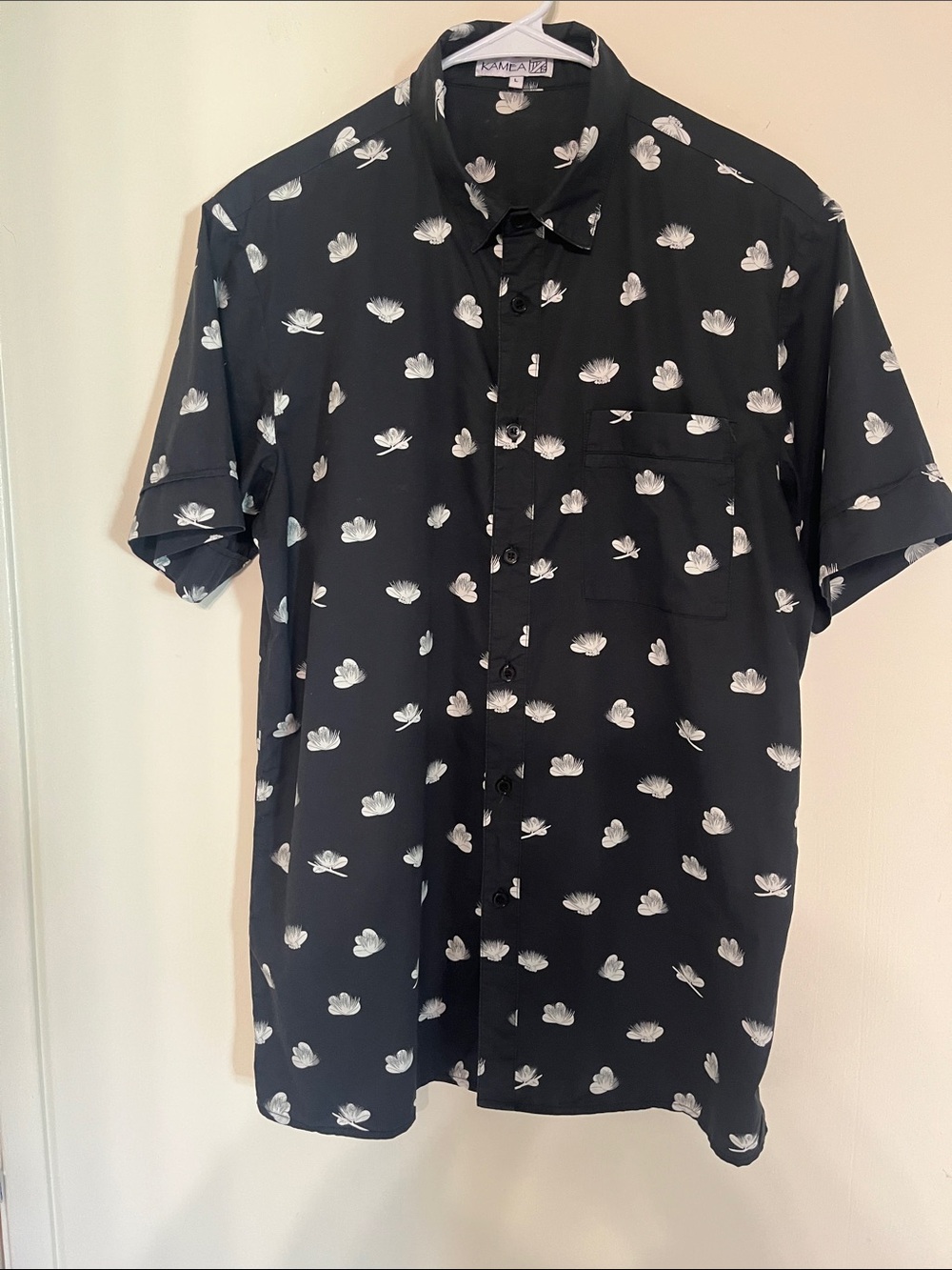 Kamea Men’s (L) 100% Organic Cotton Button Down Dress Shirt